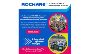 Rocware представила видеобар Rocware RB20 с искусственным интеллектом на выставке ISE 2025